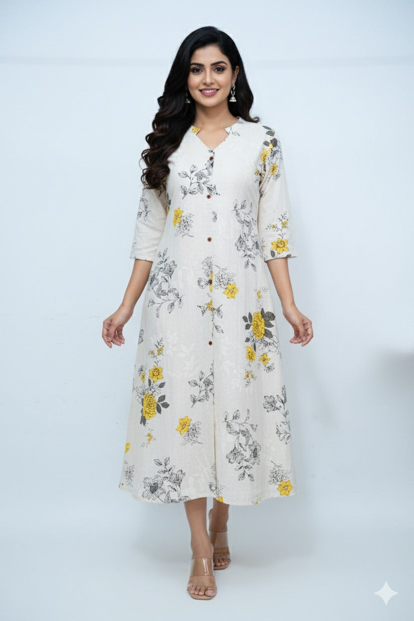A-Line Cotton kurta