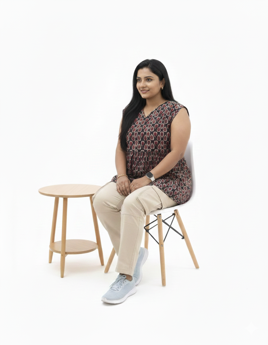 Short Kurti Cotton (Sleeve Attached)