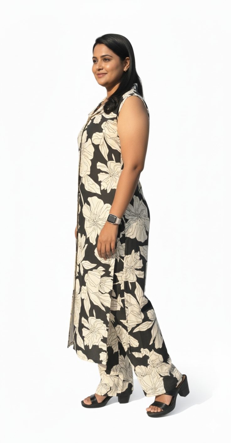 Khadi Cotton Co-ord Set