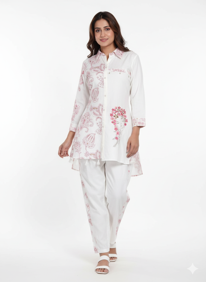 Cotton Flex Co-ord Set - M3004