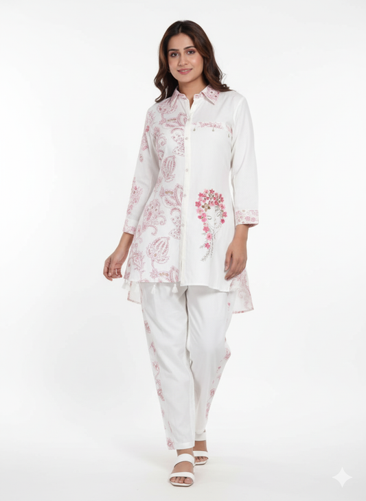 Cotton Flex Co-ord Set - M3004