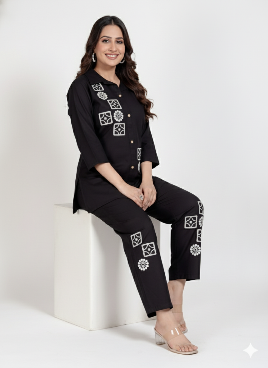 Short Co-ord Set - M3002