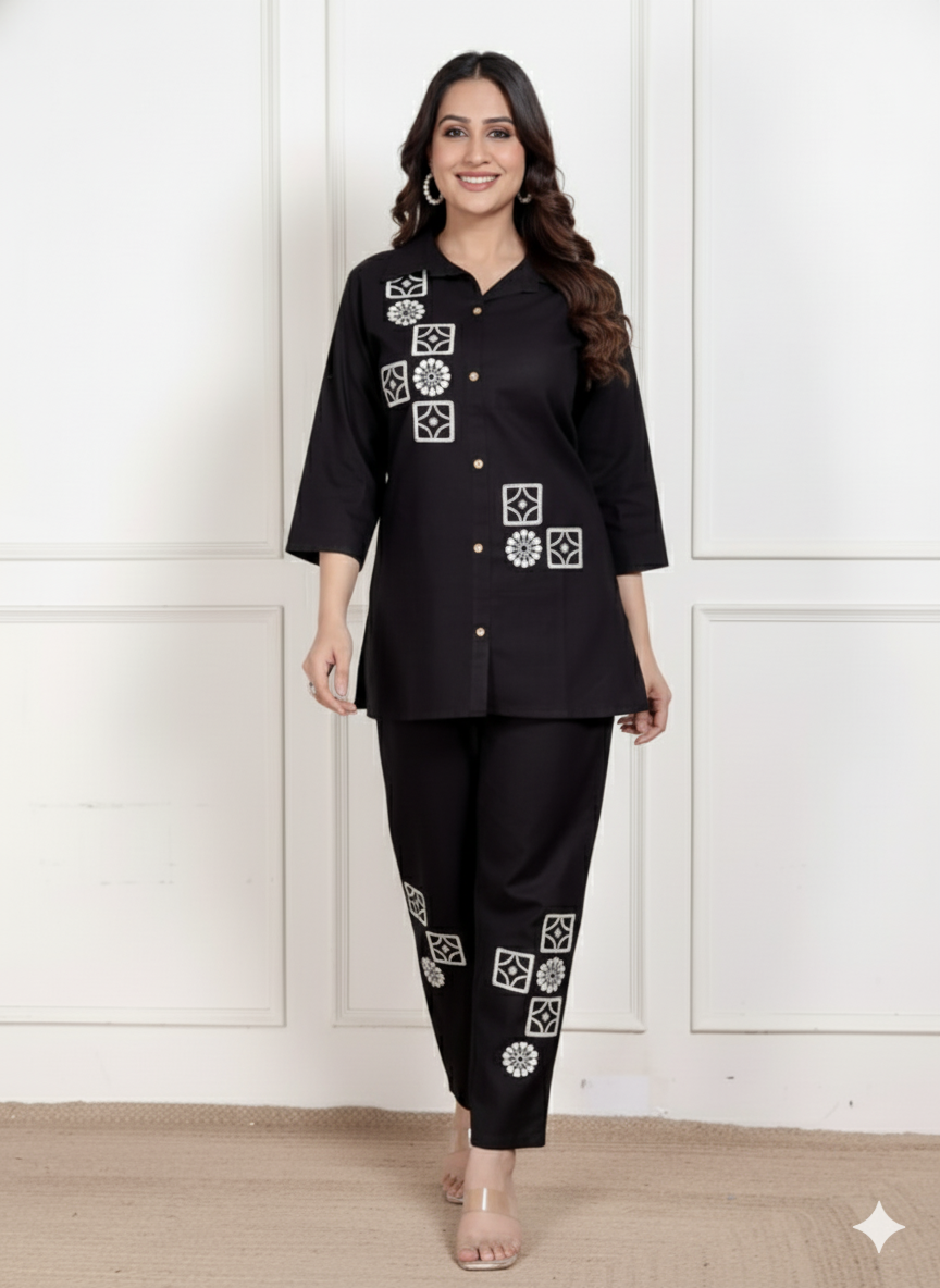 Short Co-ord Set - M3002