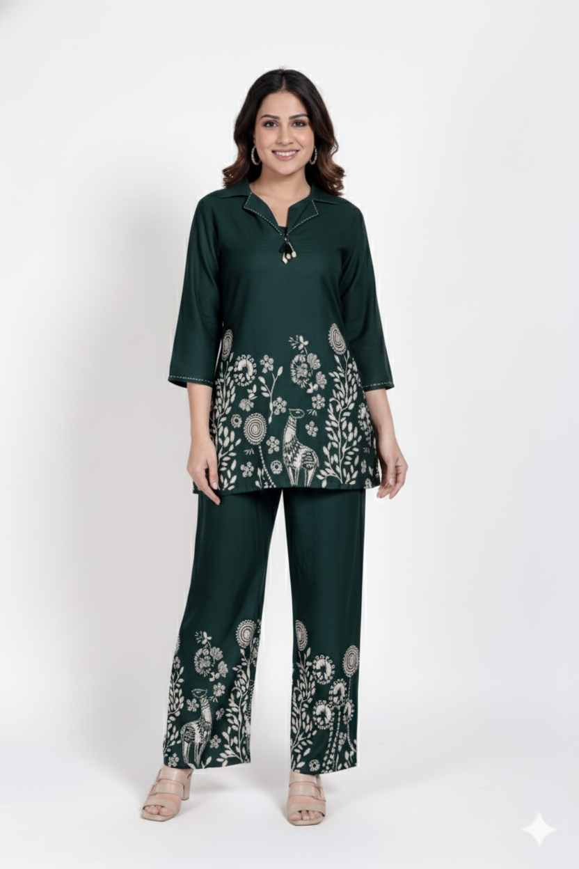 Short Co-ord Set - M3003