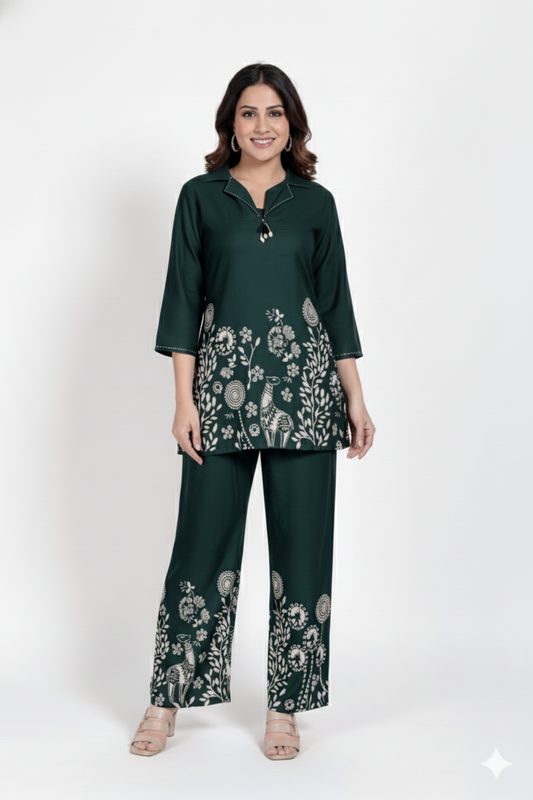 Short Co-ord Set - M3003