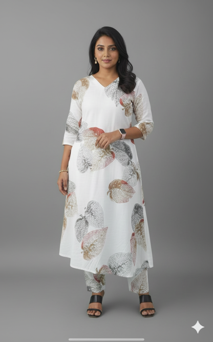 Vertical Silk Co-ord Set