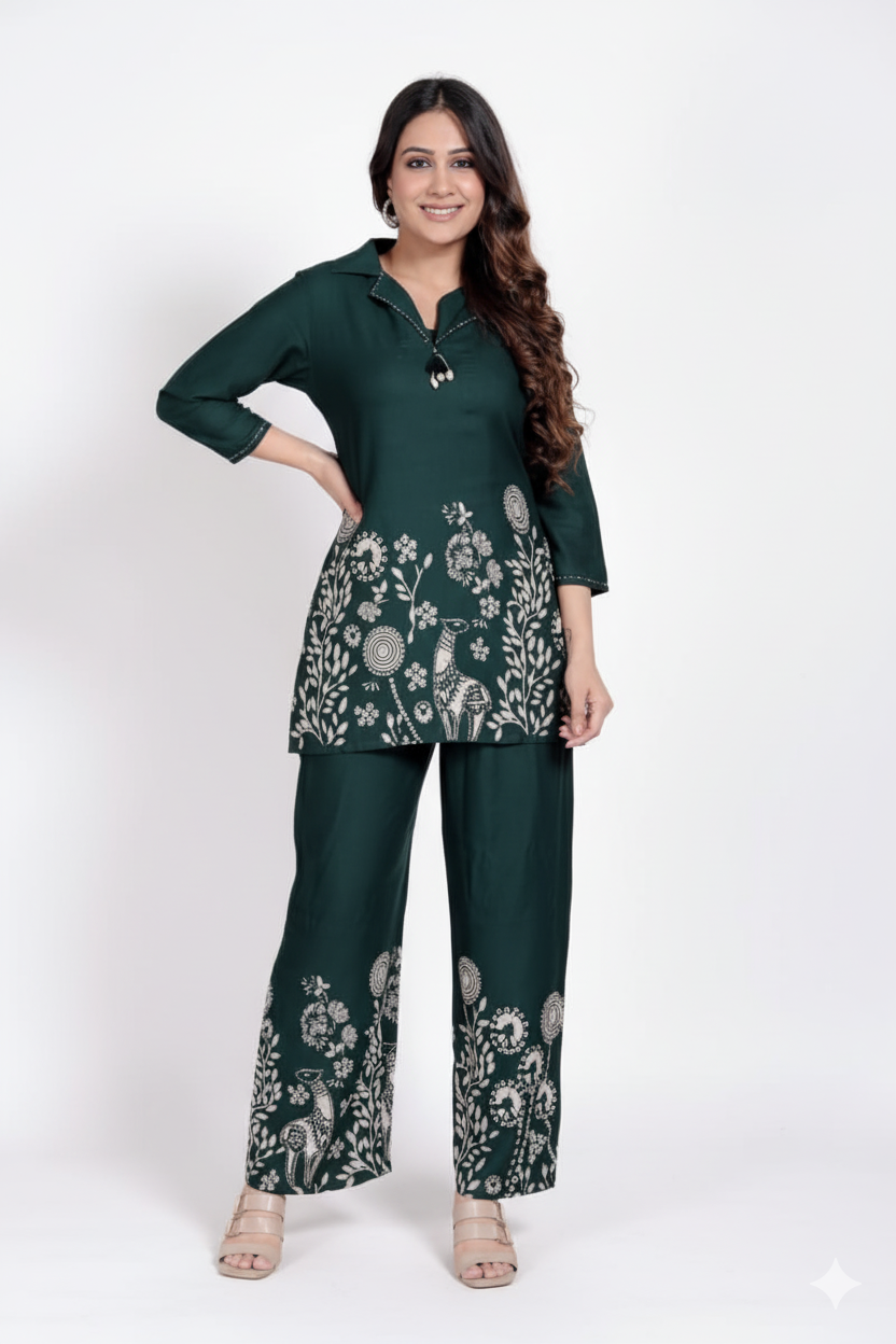 Short Co-ord Set - M3003