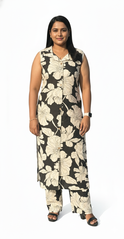 Khadi Cotton Co-ord Set