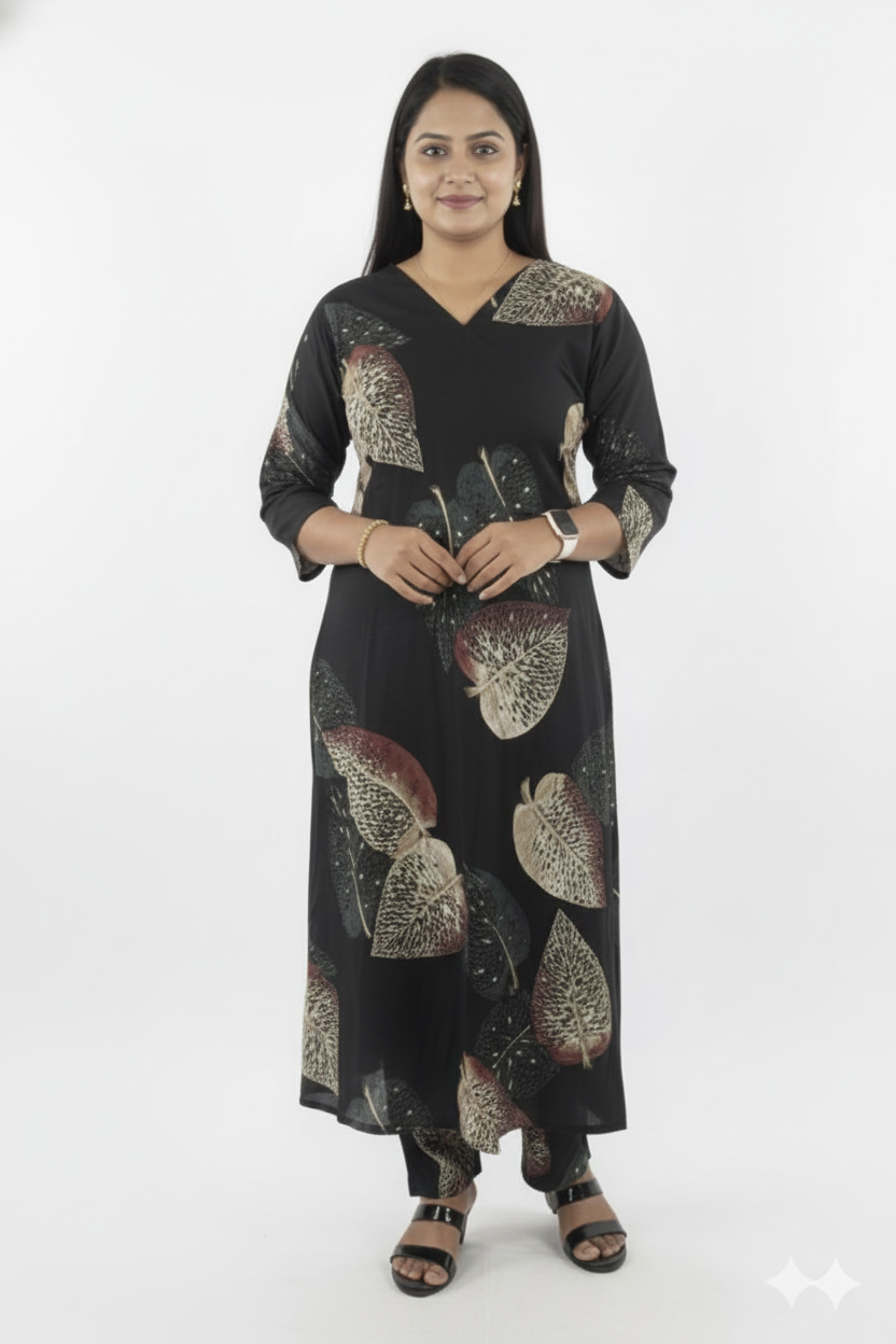 Vertical Silk Co-ord Set