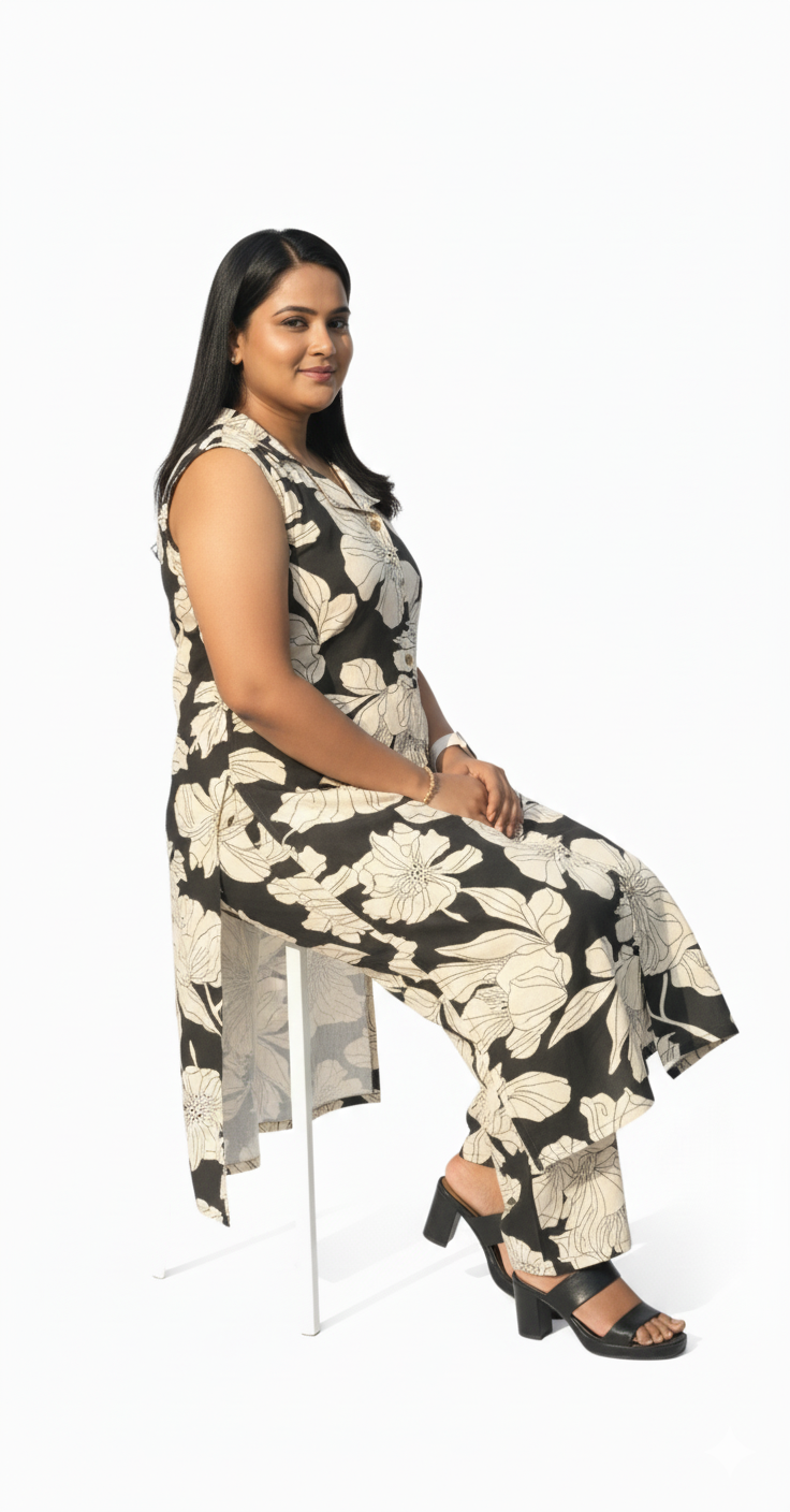 Khadi Cotton Co-ord Set