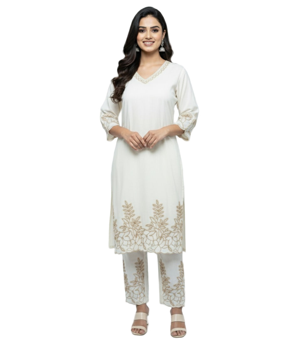 Khadi Cotton Kurta Set - A1002