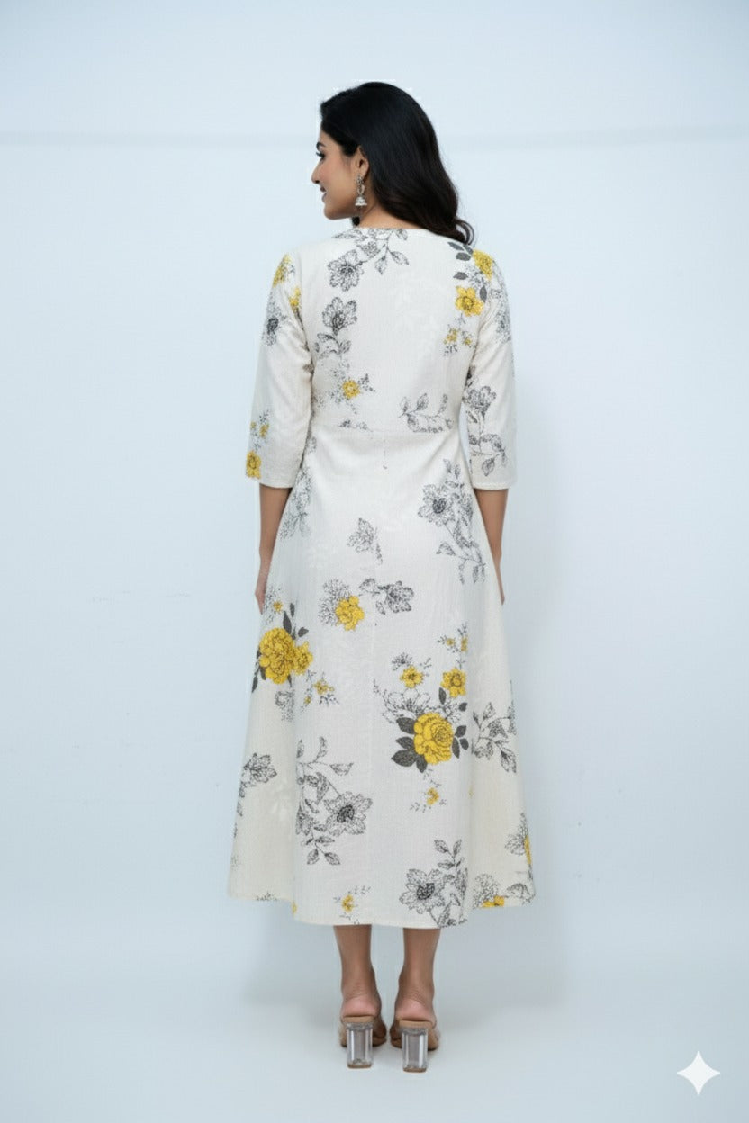 A-Line Cotton kurta