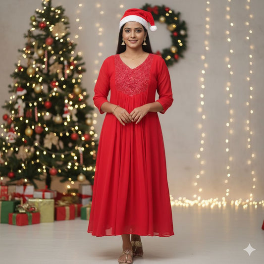 Aline Kurti along with X'mas cap